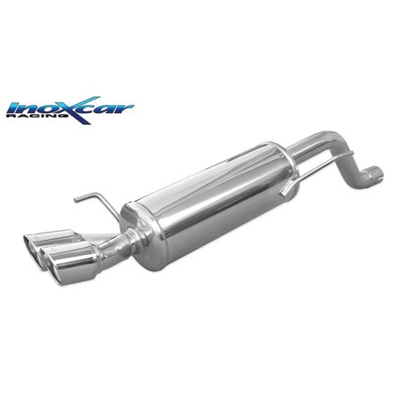 100% Inox Échappement Sport sur mesure pour Fiat Punto EVO 1.4 Turbo MultiAir 165cv 2010- 2x80mm X-Race