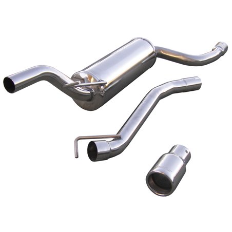 100% Inox Échappement Sport sur mesure pour Ford Focus 1.8 TDCi (115cv) 80mm