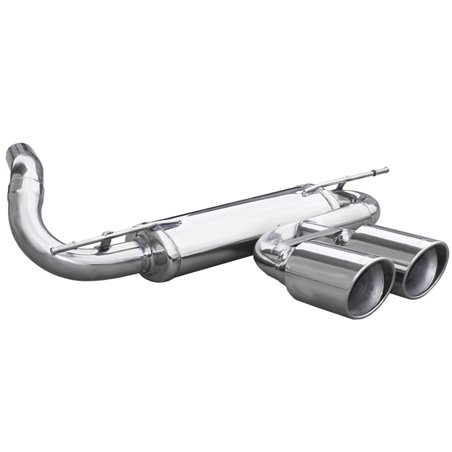 100% Inox Échappement Sport 'Central' sur mesure pour Ford Focus III 2.0ST (250cv) 2012- Ø60mm 2x110mm X-Race