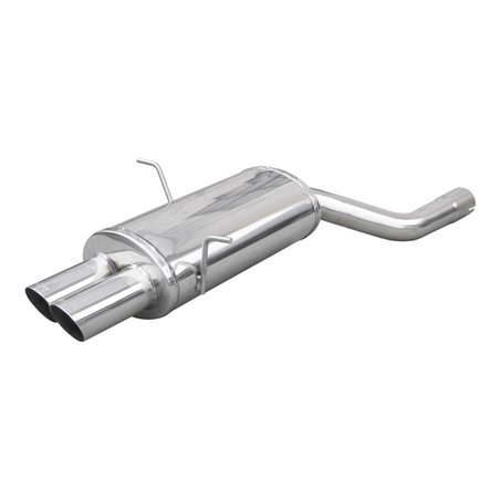 100% Inox Échappement Sport sur mesure pour BMW E46 325CI (192cv) 2.5L 1998-2006 2x80mm Racing