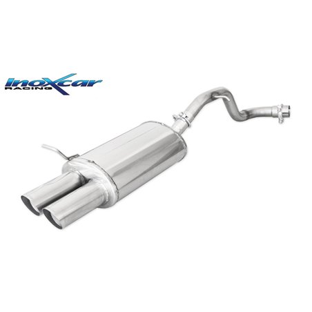 100% Inox Échappement Sport sur mesure pour Volkswagen Golf IV 1.9 TDI 90cv 1997- 2x75mm Racing