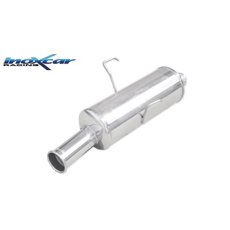 100% Inox Échappement Sport sur mesure pour Peugeot 106 1.6 16v Rallye/GTI/1.6 16v 1996-2000 1x76mm Retro Style