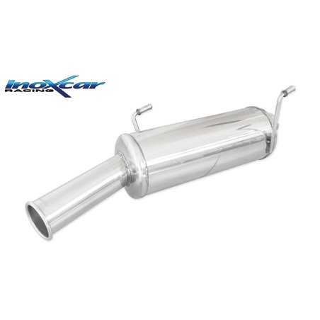 100% Inox Échappement Sport sur mesure pour Peugeot 206 16v GTI 136cv 1994-2004 1x76mm Retro Style