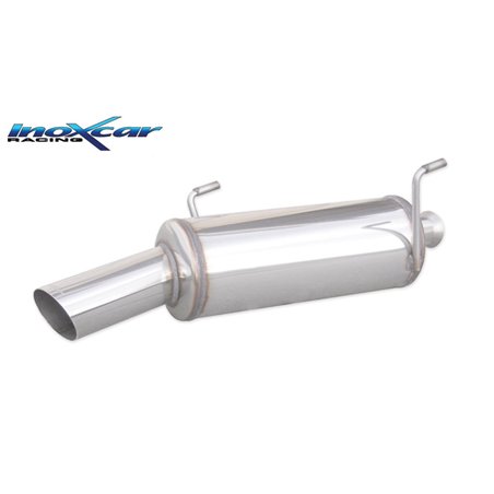 100% Inox Échappement Sport sur mesure pour Peugeot 206 1.4 16v/1.4XS 90cv 2001-2006 1x90mm Rally