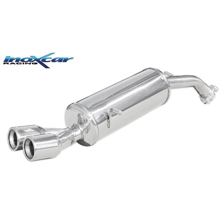 100% Inox Échappement Sport sur mesure pour Peugeot 208 1.6T 16v GTI 30TH 208cv 2015- 2x80mm