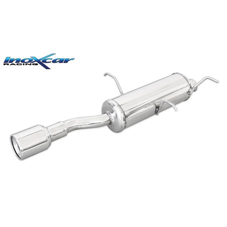 100% Inox Échappement Sport sur mesure pour Peugeot 306 2.0 16v Cabrio 133cv 1997- 1x102mm