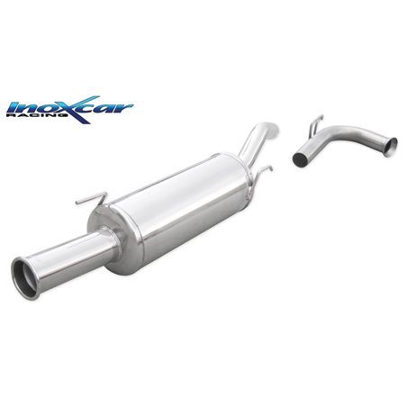 100% Inox Échappement Sport sur mesure pour Renault Clio I 1.8 16v 135cv -1998 1x76mm Retro Style