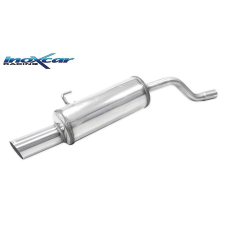 100% Inox Échappement Sport sur mesure pour Renault Clio II 1.4 16v 98cv 1999- 1x90mm Rally