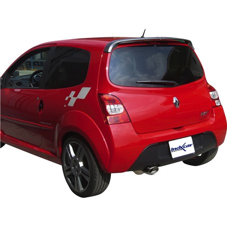 100% Inox Échappement Sport sur mesure pour Renault Twingo II RS Sport 1.6 16v (133cv) 2008- 120x80mm