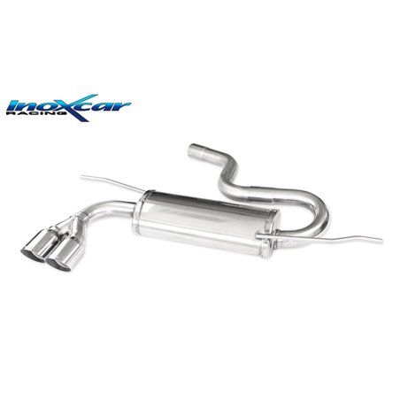 100% Inox Échappement Sport sur mesure pour Seat Leon 1P 2.0 TDi (140cv) 2005- 2x80 Racing