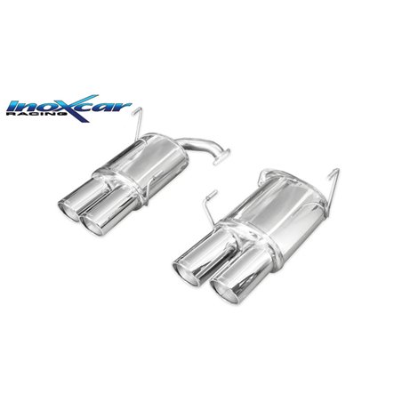 100% Inox Échappement Double sur mesure pour Subaru Impreza 2.5T WRX STi 10MY 300cv 2010-2013 2x100mm X-Race