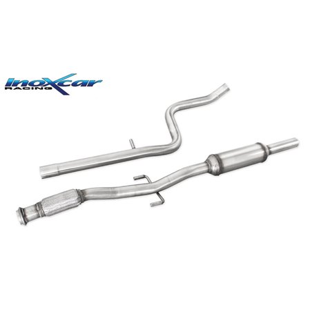 100% Inox Silencieux centrale sur mesure pour Peugeot 208 1.6T 16v GTI 30TH 208cv 2015-