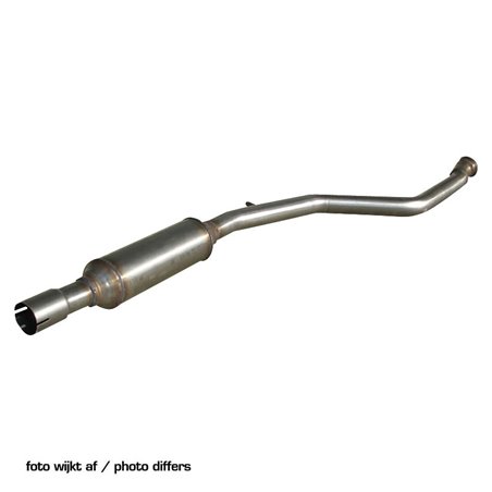 100% Inox Silencieux centrale sur mesure pour Opel Astra H GTC 1.6T (180cv) 2007-