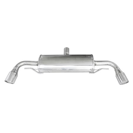 100% Inox Échappement Double sur mesure pour Audi TT 3.2 V6 Quattro (250cv) 2006- 110mm X-Race