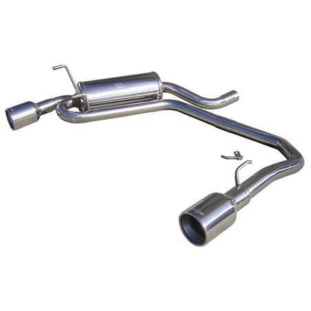 100% Inox Échappement Double sur mesure pour Peugeot 406 1.8 (110cv) 1997- Droite/Gauche 102mm