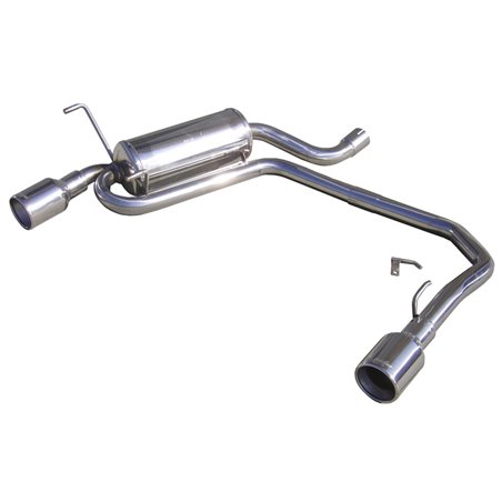 100% Inox Échappement Double sur mesure pour Peugeot 406 Coupe 3.0 V6 Droite/Gauche 102mm