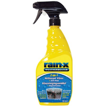 Rain-X 2-in-1 Nettoyant Vitres + Anti-Pluie 500ml