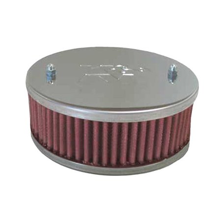 K&N Filtre à Air rond sur mesure pour carburateur SU/SU Hitachi 1.5'' HS4/HIF4/HIF38, trou central, Hauteur d'assemblage 56mm (5