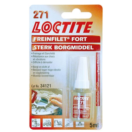 Loctite 271 Freinfilet fort (rouge) 5ml