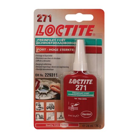 Loctite 271 Freinfilet fort (rouge) 24ml