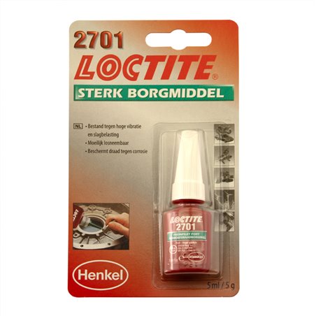 Loctite 2701 Freinfilet (vert) 5ml