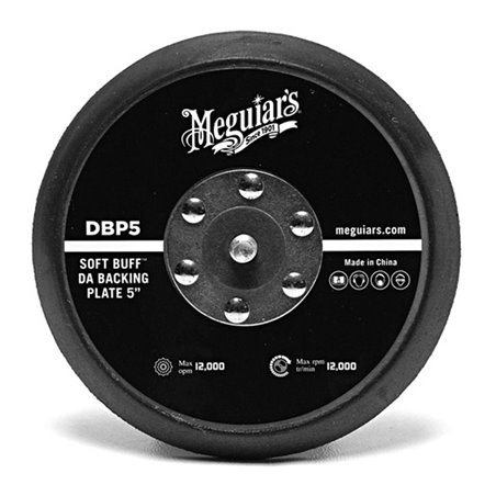 Meguiar's Soft Buff Backing Plate 5'' pour Dual Action Polisher