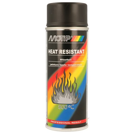 Motip Peinture Haute-Température - Noir - 400ml