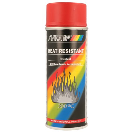 Motip Peinture Haute-Température - Rouge - 400ml