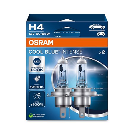 Osram Cool Blue Intense NextGen Ampoules Halogène - H4 - 12V/60-55W - set de 2 pièces