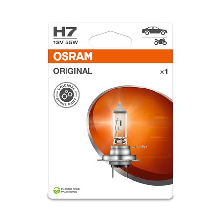 Osram Original Ampoule Halogène - H7 - 12V/55W - la pièce