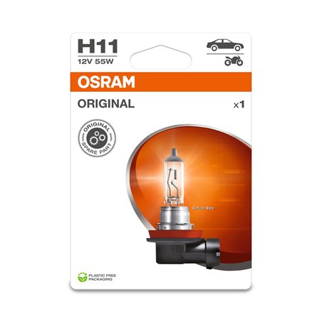 Osram Original Ampoule Halogène - H11 - 12V/55W - la pièce