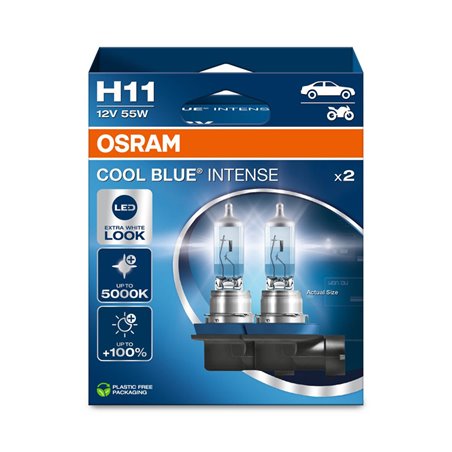 Osram Cool Blue Intense NextGen Ampoules Halogène - H11 - 12V/55W - set de 2 pièces