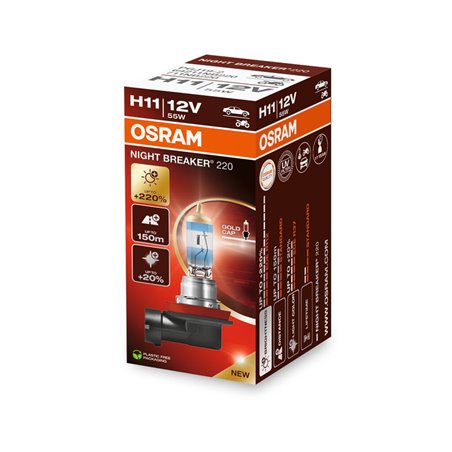 Osram Night Breaker 220 Ampoule Halogène - H11 - 12V/55W - 1 pièce