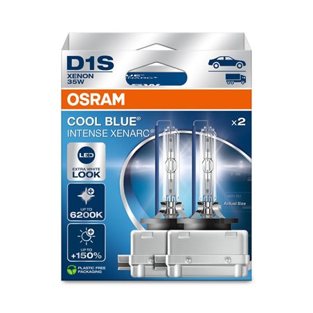 Osram Xenarc Cool Blue Intense NextGen Ampoules de HID-Xenon - D1S - 12V/35W - set de 2 pièces
 (max. 6200K)