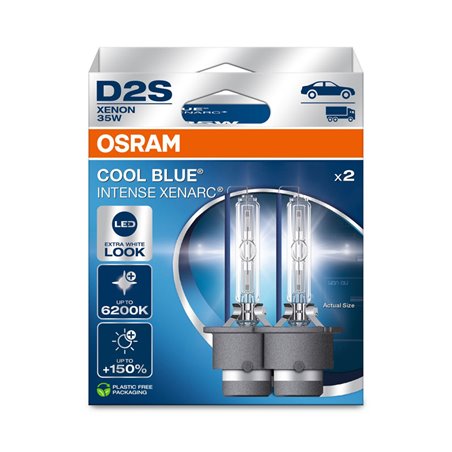 Osram Xenarc Cool Blue Intense NextGen Ampoules de HID-Xenon - D2S - 12V/35W - set de 2 pièces (max. 6200K)