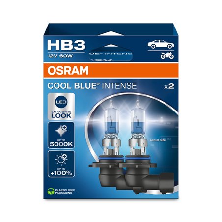 Osram Cool Blue Intense NextGen Ampoules Halogène - HB3 (9005) - 12V/60W - set de 2 pièces