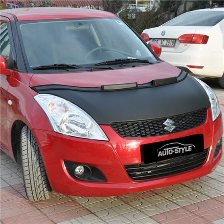 Protège-capot sur mesure pour Suzuki Swift MK7 2010- - Noir