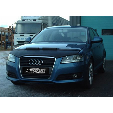 Protège-capot sur mesure pour Audi A3 8P 2009- - Noir (facelift)