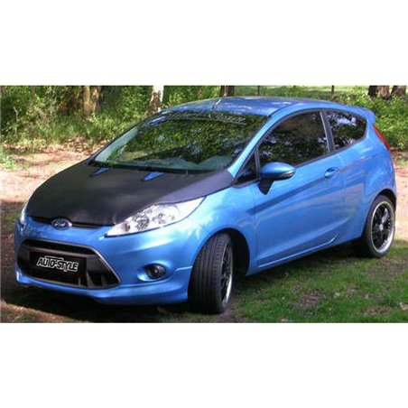 Protège-capot sur mesure pour Ford Fiesta VII 2008-2012 - Noir