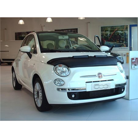 Protège-capot sur mesure pour Fiat 500 2007- - Noir