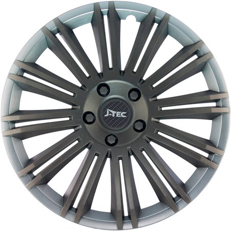 Jeu d'enjoliveurs J-Tec Discovery R 13-inch argent/gris