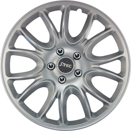 Jeu d'enjoliveurs J-Tec Hero 14-inch argent