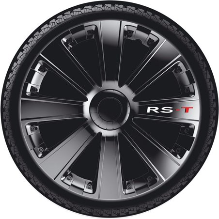 Jeu d'enjoliveurs RS-T 15-inch noir