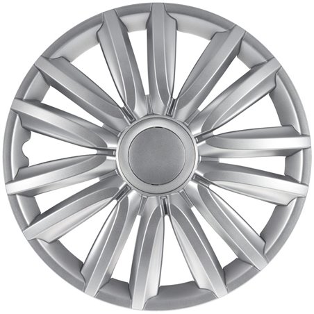 Jeu d'enjoliveurs Intenso Pro 16-inch argent + anneau chromé