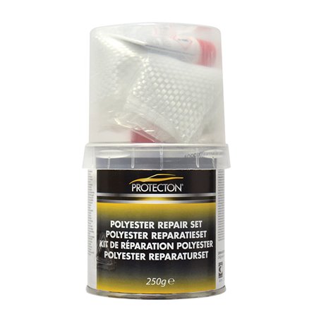 Protecton Kit de réparation polyester 250gr - 242g resin / 8g hardener