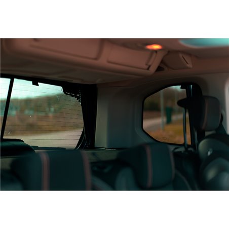 Set de Car Shades sur mesure pour Citroen Berlingo Multispace 2018- (seulement pour hayon arrière avec lunette fixe) (6-pièces)