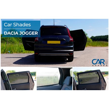 Set de Car Shades (portes arrières) sur mesure pour Dacia Jogger 2022- (2-pièces)