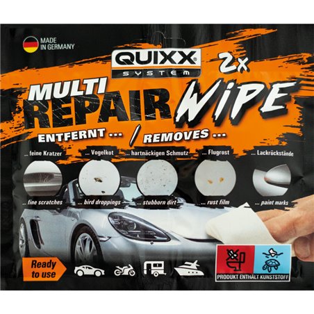 Quixx Multi Repair Wipes - Set de 2 pièces