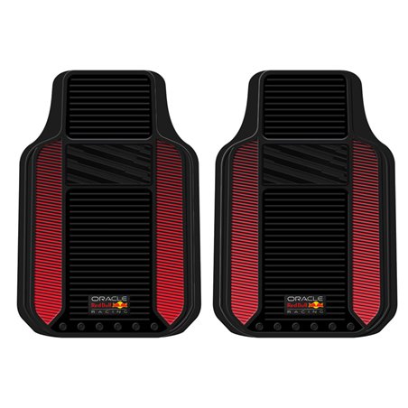 Red Bull Oracle Jeu de tapis de voiture universel 'Heavy Duty' - Set de 2 pièces - Noir/Rouge