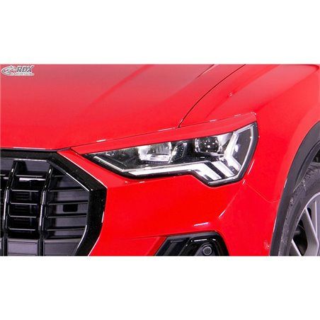 Spoilers de phares sur mesure pour Audi Q3 (F3) incl. Sportback 2019- (ABS)